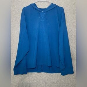 Nike Yoga Women's XL Dri-Fit Hoodie Pullover Teal Blue